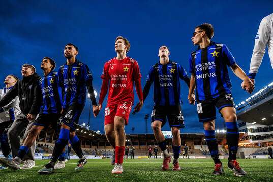 Sirius Joakim Persson, målvakt David Celic, Robbie Ure och
