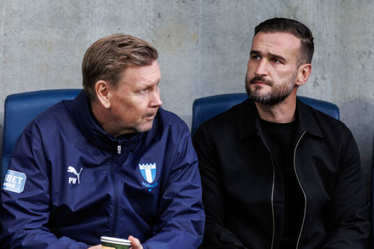 Malmö FFs assisterande tränare Peter Wettergren och