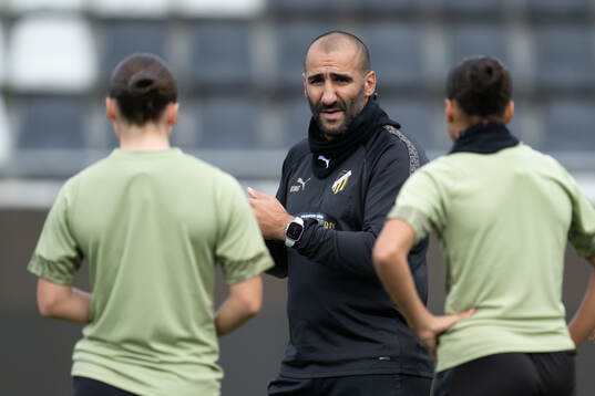 Coach Mak Lind of Häcken