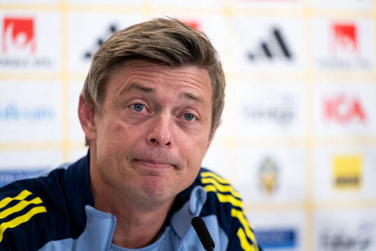 Head coach Jon Dahl Tomasson of the Swedish men's national