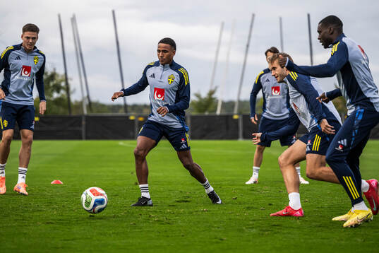 Niclas Eliasson, Benjamin Nygren and Ken Sema of the