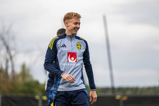 Hugo Larsson of the Swedish national football team