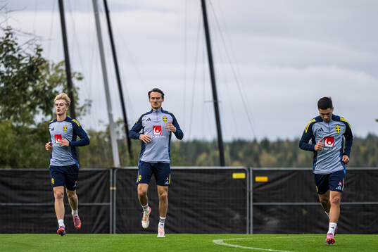 Lucas Bergvall, Hjalmar Ekdal and Roony Bardghji of the