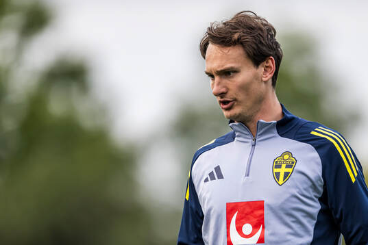 Hjalmar Ekdal of the Swedish national football team