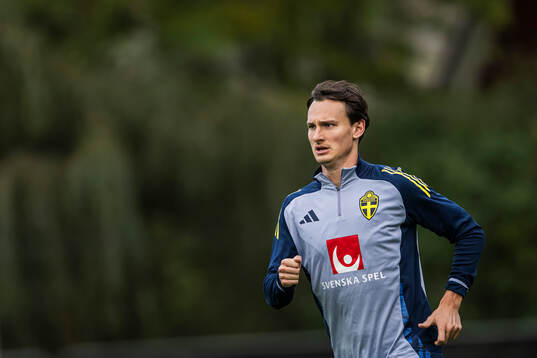 Hjalmar Ekdal of the Swedish national football team