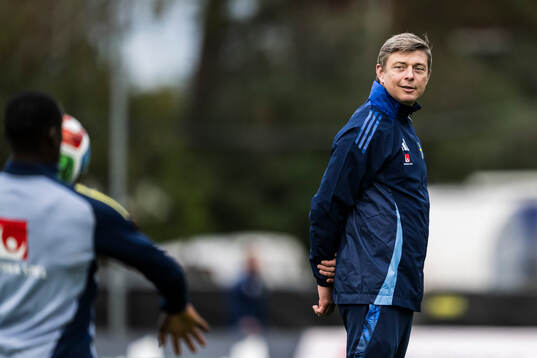 Head coach Jon Dahl Tomasson of the Swedish national