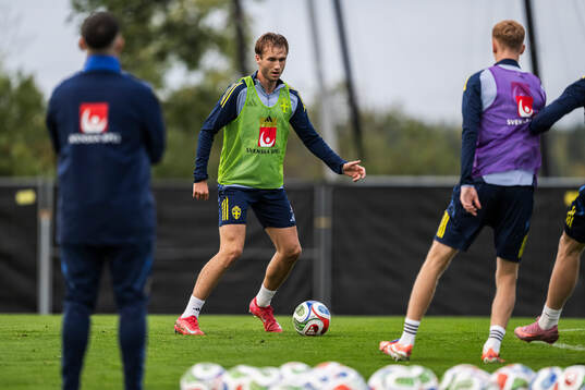 Benjamin Nygren of the Swedish national football team