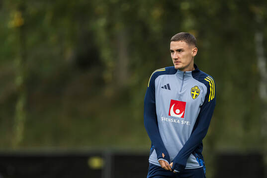 Gustaf Lagerbielke of the Swedish national football team