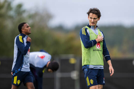 Hjalmar Ekdal of the Swedish national football team