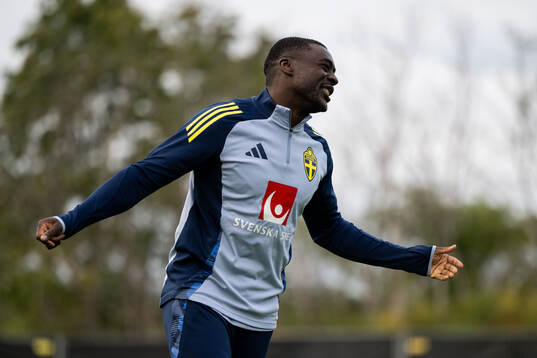 Ken Sema of the Swedish national football team