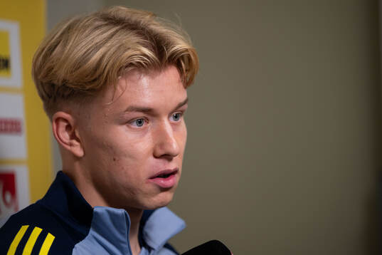 Daniel Svensson of the Swedish national football team in