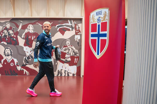 Bläddra bland fler bilder av Football, FIFA World Cup Qualifier, Norway, training
