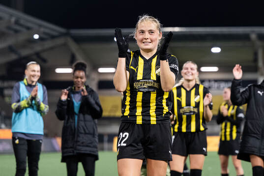 Paulina Nyström of Häcken celebrates