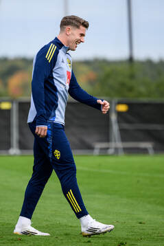 Viktor Gyökeres of the Swedish men's national football team