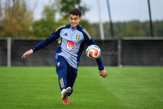 Yasin Ayari of the Swedish men's national football team