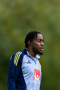 Anthony Elanga of the Swedish men's national football team