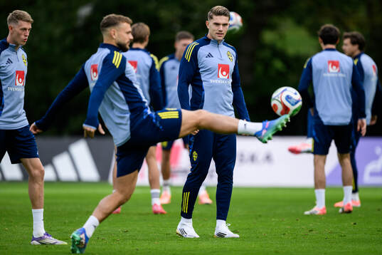 Viktor Gyökeres of the Swedish men's national football team