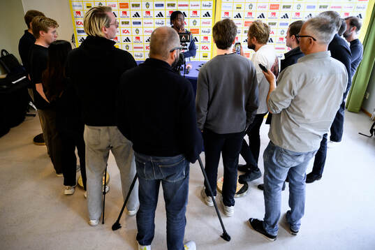 Anthony Elanga of the Swedish men's national football team