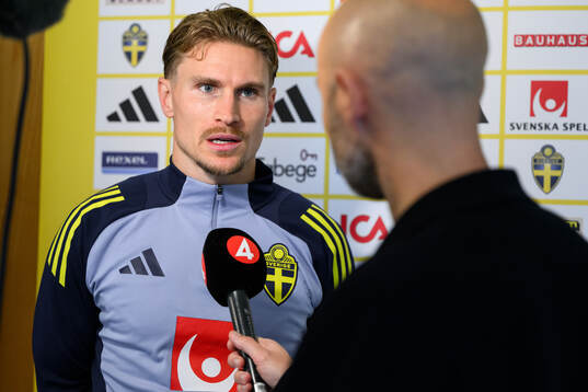 Carl Starfelt of the Swedish men's national football team