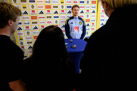 Carl Starfelt of the Swedish men's national football team