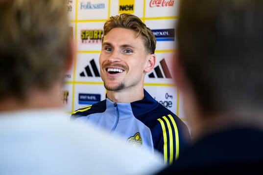 Carl Starfelt of the Swedish men's national football team