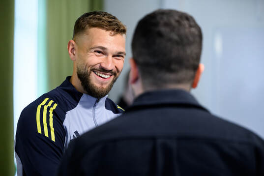 Jesper Karlström of the Swedish men's national football