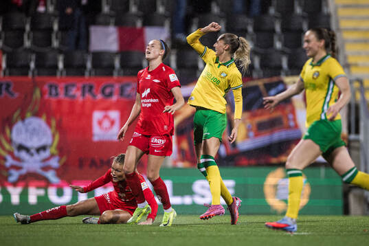 Ellen Wangerheim of Hammarby celebrates