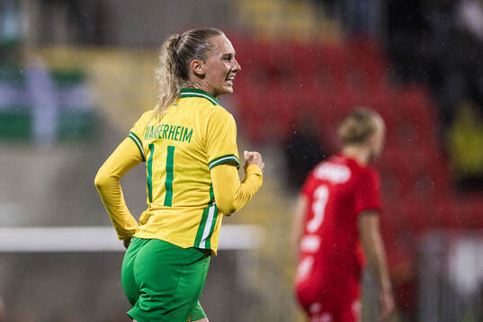Ellen Wangerheim of Hammarby celebrates