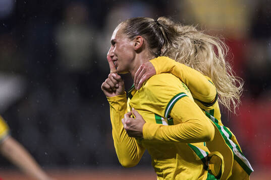 Ellen Wangerheim of Hammarby celebrates