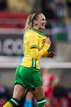 Ellen Wangerheim of Hammarby celebrates