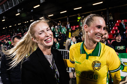 Ellen Wangerheim of Hammarby celebrates