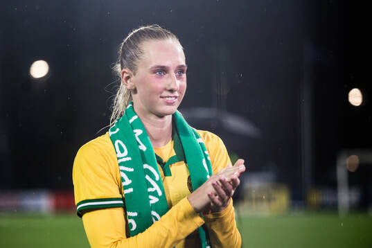Ellen Wangerheim of Hammarby celebrates