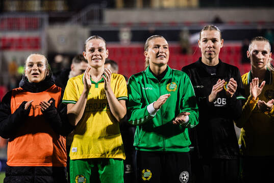 Sofia Reidy of Hammarby celebrates