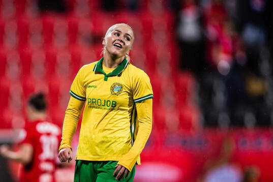 Anna Jøsendal of Hammarby looks dejected