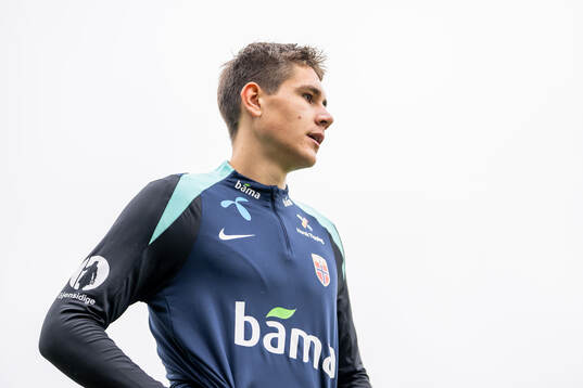 Eivind Helland of the Norwegian national football team