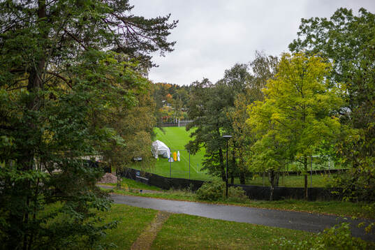 View over Bosön training ground