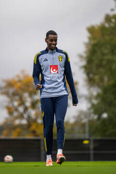 Alexander Isak of the Swedish men's national football team