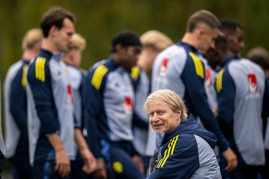 Team manager Stefan Pettersson of the Swedish men's