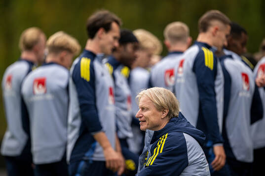 Team manager Stefan Pettersson of the Swedish men's