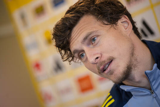 Victor Nilsson Lindelöf of the Swedish national football