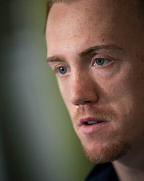 Isac Lidberg of the Swedish national football team in a