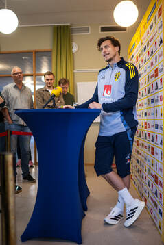 Victor Nilsson Lindelöf of the Swedish national football
