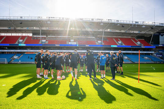 Bläddra bland fler bilder av Football, FIFA World Cup Qualifier, Norway, training