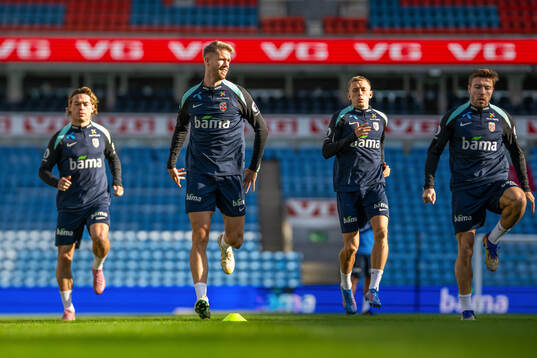 Kristoffer Ajer of the Norwegian national football team