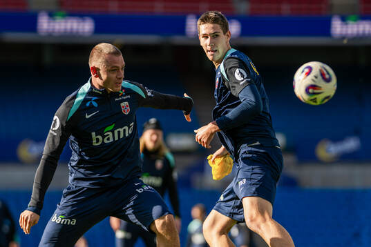 Eivind Helland of the Norwegian national football team