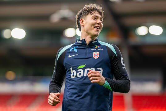Jørgen Strand Larsen of the Norwegian national football