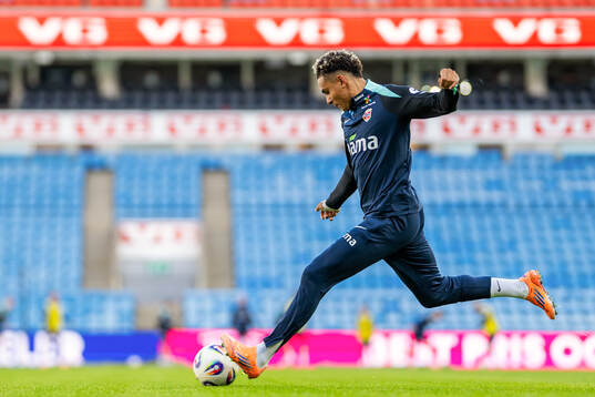 Antonio Nusa of the Norwegian national football team