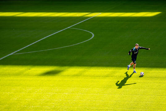 Marcus Holmgren Pedersen of the Norwegian national football