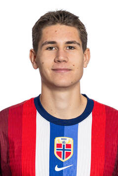 Eivind Helland of the Norwegian national football team