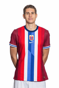 Eivind Helland of the Norwegian national football team